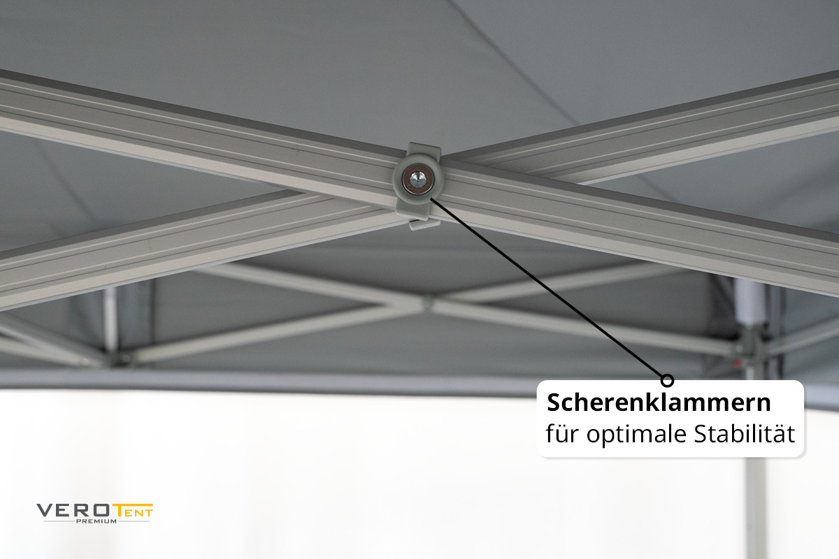 Profi Faltpavillon Alu Classic starke Schere